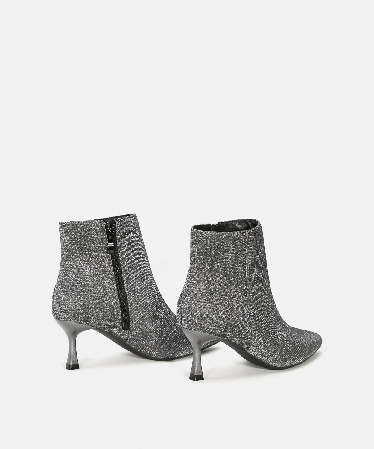 Botines tacón fino brillo image number null